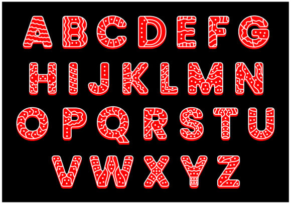 Alphabet Design: Versatile Graphics & Decorative Elements