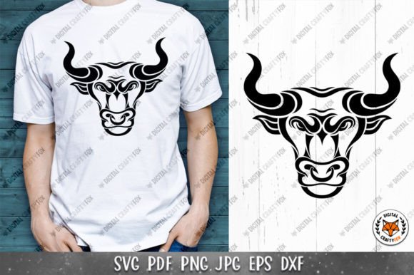 Bull SVG Silhouette Graphics & Illustrations Review