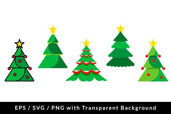 Christmas Tree Graphics & Illustrations Clip Art Review
