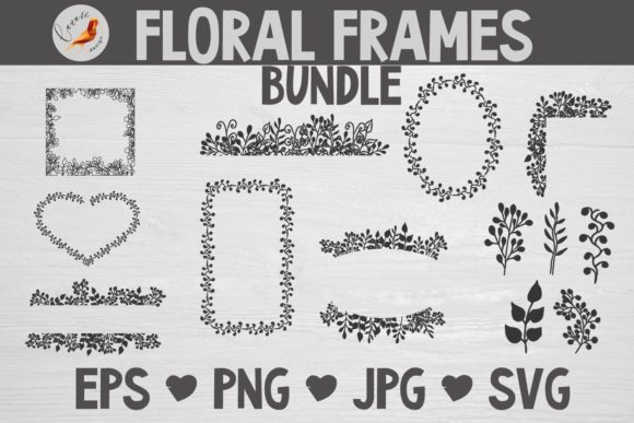Floral Frames Monogram Graphics: A Decorative Elements Review