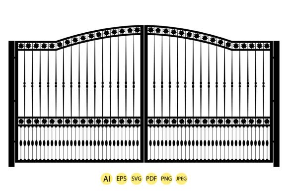Forged Gates Vector Illustration: Brand Graphics Review