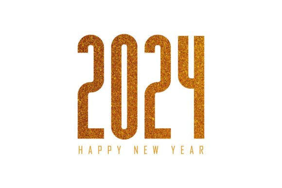 Golden Happy New Year 2024: Graphics & Illustrations Review