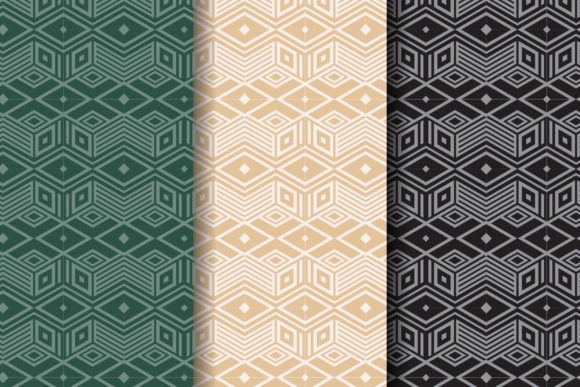 Hexagon Square Pattern Flat Color – Graphics & Patterns Review