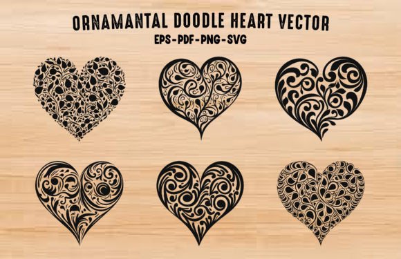 Ornamental Heart Graphics: A Designer’s Illustrations Review