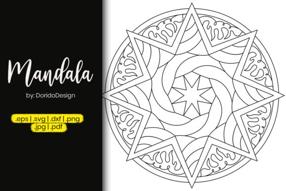 Star Mandala Coloring Page – Vol 35: Graphics & Coloring Pages Amp