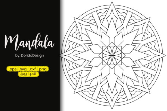 Star Mandala Coloring Page – Vol 37 Graphics & Coloring Pages Amp